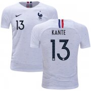 Wholesale Cheap France #13 Kante Away Kid Soccer Country Jersey