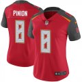 Wholesale Cheap Nike Buccaneers #8 Bradley Pinion Red Team Color Women's Stitched NFL Vapor Untouchable Limited Jersey