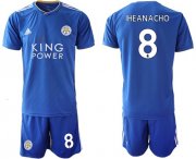 Wholesale Cheap Leicester City #8 Iheanacho Home Soccer Soccer Club Jersey