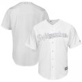 Wholesale Cheap Milwaukee Brewers Blank Majestic 2019 Players' Weekend Cool Base Team Jersey White