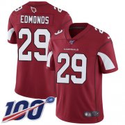 Wholesale Cheap Nike Cardinals #29 Chase Edmonds Red Team Color Men's Stitched NFL 100th Season Vapor Limited Jersey
