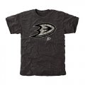 Wholesale Cheap Men's Anaheim Ducks Black Rink Warrior T-Shirt