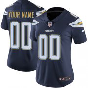 Wholesale Cheap Nike San Diego Chargers Customized Navy Blue Team Color Stitched Vapor Untouchable Limited Women's NFL Jersey