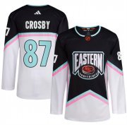 Wholesale Cheap Men's Pittsburgh Penguins #87 Sidney Crosby White Black 2023 All-Star Stitched Jersey