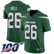 Wholesale Cheap Nike Jets #26 Le'Veon Bell Green Team Color Youth Stitched NFL 100th Season Vapor Limited Jersey