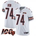 Wholesale Cheap Nike Bears #74 Germain Ifedi White Youth Stitched NFL 100th Season Vapor Untouchable Limited Jersey