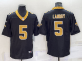 Wholesale Cheap Men's New Orleans Saints #5 Jarvis Landry Black 2022 Vapor Untouchable Stitched NFL Nike Limited Jersey