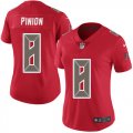 Wholesale Cheap Nike Buccaneers #8 Bradley Pinion Red Women's Stitched NFL Limited Rush Jersey