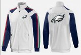 Wholesale Cheap NFL Philadelphia Eagles Team Logo Jacket White_2
