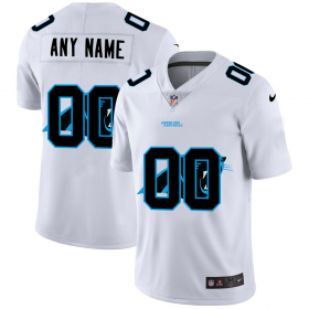 Wholesale Cheap Carolina Panthers Custom White Men\'s Nike Team Logo Dual Overlap Limited NFL Jersey