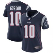 Wholesale Cheap Nike Patriots #10 Josh Gordon Navy Blue Team Color Women's Stitched NFL Vapor Untouchable Limited Jersey