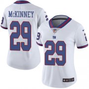 Wholesale Cheap Nike Giants #29 Xavier McKinney White Women's Stitched NFL Limited Rush Jersey