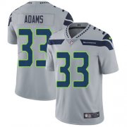 Wholesale Cheap Nike Seahawks #33 Jamal Adams Grey Alternate Men's Stitched NFL Vapor Untouchable Limited Jersey