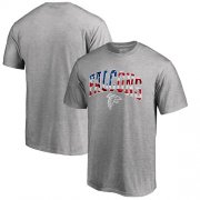 Wholesale Cheap Men's Atlanta Falcons Pro Line by Fanatics Branded Heathered Gray Banner Wave T-Shirt