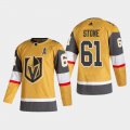 Cheap Vegas Golden Knights #61 Mark Stone Men's Adidas 2020-21 Authentic Player Alternate Stitched NHL Jersey Gold