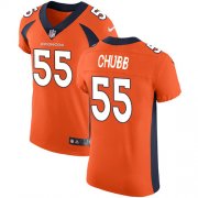Wholesale Cheap Nike Broncos #55 Bradley Chubb Orange Team Color Men's Stitched NFL Vapor Untouchable Elite Jersey