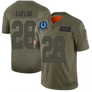 Wholesale Cheap Nike Colts #28 Jonathan Taylor Camo Men's Stitched NFL Limited 2019 Salute To Service Jersey