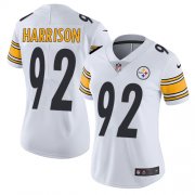Wholesale Cheap Nike Steelers #92 James Harrison White Women's Stitched NFL Vapor Untouchable Limited Jersey