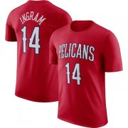 Wholesale Cheap Men's New Orleans Pelicans #14 Brandon Ingram Red 2022-23 Statement Edition Name & Number T-Shirt