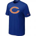 Wholesale Cheap Nike Chicago Bears Sideline Legend Authentic Logo Dri-FIT NFL T-Shirt Blue