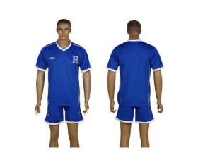 Wholesale Cheap Honduras Blank Blue Away Soccer Country Jersey