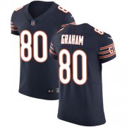 Wholesale Cheap Nike Bears #80 Jimmy Graham Navy Blue Team Color Men's Stitched NFL Vapor Untouchable Elite Jersey