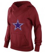 Wholesale Cheap Women's Dallas Cowboys International Version Pullover Hoodie Red