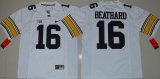 Wholesale Cheap Men's Iowa Hawkeyes #16 C. J. Beathard White Limited Stitched College Football Nike NCAA Jersey