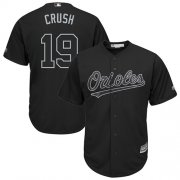 Wholesale Cheap Orioles #19 Chris Davis Black "Crush" Players Weekend Cool Base Stitched MLB Jersey