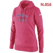 Wholesale Cheap Women's Nike Indianapolis Colts Heart & Soul Pullover Hoodie Pink