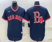 Wholesale Cheap Men's Boston Red Sox Big Logo Cooperstown Collection Cool Base Stitched Nike Jersey