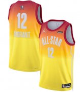 Wholesale Cheap Men's 2023 All-Star #12 Ja Morant Orange Game Swingman Stitched Basketball Jersey
