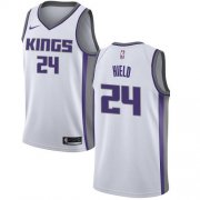 Wholesale Cheap Women's Sacramento Kings #24 Buddy Hield White Basketball Swingman Association Edition Jersey