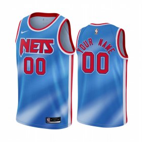 Wholesale Cheap Men\'s Nike Nets Personalized Blue NBA Swingman Classic Edition Jersey