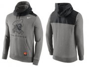 Wholesale Cheap Men's Pittsburgh Pirates Nike Gray Cooperstown Collection Hybrid Pullover Hoodie