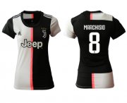 Wholesale Cheap Women's Juventus #8 Marchisio Home Soccer Club Jersey