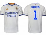 Wholesale Cheap Men 2021-2022 Club Real Madrid home aaa version white 1 Soccer Jerseys