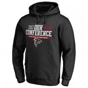 Wholesale Cheap Men's Atlanta Falcons Pro Line by Fanatics Branded Black 2016 NFC Conference Champions Big & Tall Our Conference Pullover Hoodie