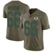 Wholesale Cheap Nike Packers #66 Ray Nitschke Olive Men's Stitched NFL Limited 2017 Salute To Service Jersey