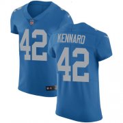Wholesale Cheap Nike Lions #42 Devon Kennard Blue Throwback Men's Stitched NFL Vapor Untouchable Elite Jersey