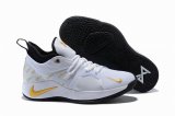 Wholesale Cheap Nike PG 2 White Gold Black