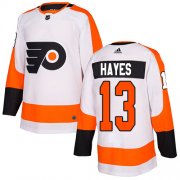 Wholesale Cheap Adidas Flyers #13 Kevin Hayes White Road Authentic Stitched Youth NHL Jersey