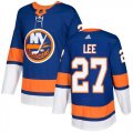 Wholesale Cheap Adidas Islanders #27 Anders Lee Royal Blue Home Authentic Stitched Youth NHL Jersey