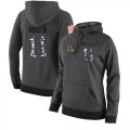Wholesale Cheap NFL Women's Nike Cincinnati Bengals #11 John Ross III Stitched Black Anthracite Salute to Service Player Performance Hoodie