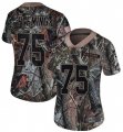 Wholesale Cheap Nike Giants #75 Cameron Fleming Camo Women's Stitched NFL Limited Rush Realtree Jersey