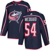 Wholesale Cheap Adidas Blue Jackets #54 Adam McQuaid Navy Blue Home Authentic Stitched NHL Jersey