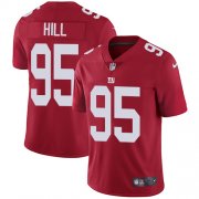 Wholesale Cheap Nike Giants #95 B.J. Hill Red Alternate Men's Stitched NFL Vapor Untouchable Limited Jersey