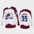 Wholesale Cheap Men's Colorado Avalanche #35 Darcy Kuemper White Adidas Stitched NHL Jersey