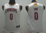 Wholesale Cheap Men's Cleveland Cavaliers #0 Kevin Love White 2017 The NBA Finals Patch Jersey