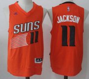 Wholesale Cheap Men's 2017 Draft Phoenix Suns #11 Josh Jackson Orange Stitched NBA adidas Revolution 30 Swingman Jersey